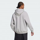 Мужская толстовка adidas Originals Trefoil Essentials Loose Hoodie JV6057 - серая