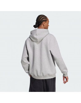 Мужская толстовка adidas Originals Trefoil Essentials Loose Hoodie JV6057 - серая