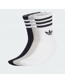 Носки unisex adidas Originals 3-Stripies Crew 3 пары JV7403 - мультиколор