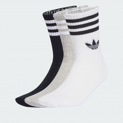 Носки unisex adidas Originals 3-Stripies Crew 3 пары JV7403 - мультиколор