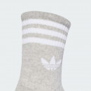 Носки unisex adidas Originals 3-Stripies Crew 3 пары JV7403 - мультиколор