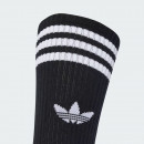 Носки унисекс adidas Originals 3-Stripies High Crew 3 Pairs JV7417 - черные