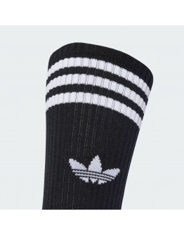 Носки унисекс adidas Originals 3-Stripies High Crew 3 Pairs JV7417 - черные