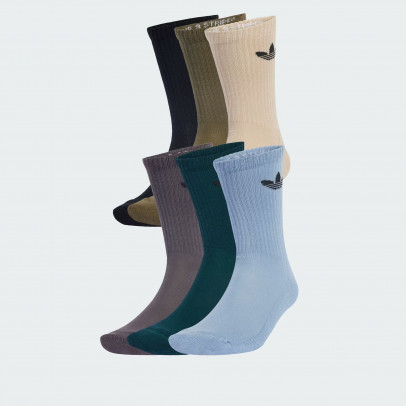 Универсальные носки adidas Originals Trefoil Cushion Crew Socks 6 Pairs JY2680 - мультicolor