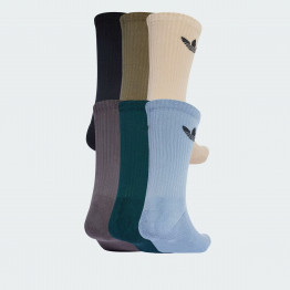 Универсальные носки adidas Originals Trefoil Cushion Crew Socks 6 Pairs JY2680 - мультicolor
