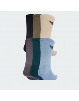 Универсальные носки adidas Originals Trefoil Cushion Crew Socks 6 Pairs JY2680 - мультicolor