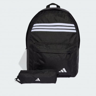 Рюкзак adidas Sportswear Classic 3-Stripes Horizontal JZ3321 - черный