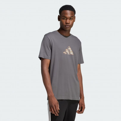 Мужская футболка adidas Camo Expolorer Graphic JZ7501 - серая