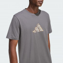 Мужская футболка adidas Camo Expolorer Graphic JZ7501 - серая