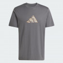 Мужская футболка adidas Camo Expolorer Graphic JZ7501 - серая