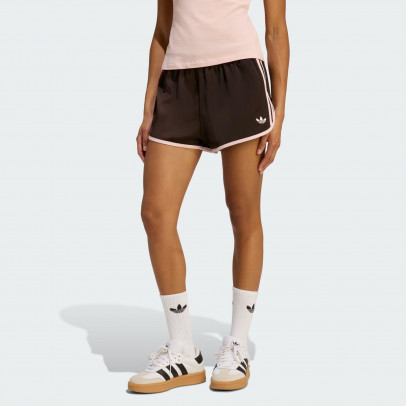 Женские шорты adidas Originals 3-Stripes Sprinter KC9006 - коричневые