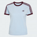 Женская футболка adidas Originals 3-Stripes Slim KD3684 - синяя