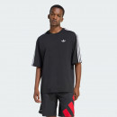 Мужская футболка adidas Originals Adicolor 3-Stripes Oversize KD4095 - черная