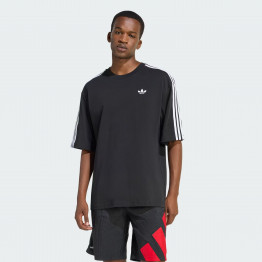 Мужская футболка adidas Originals Adicolor 3-Stripes Oversize KD4095 - черная