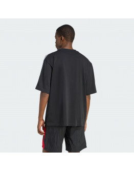 Мужская футболка adidas Originals Adicolor 3-Stripes Oversize KD4095 - черная