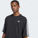 Мужская футболка adidas Originals Adicolor 3-Stripes Oversize KD4095 - черная