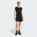 Женская футболка adidas Originals 3-Stripes Slim KD7980 - черная