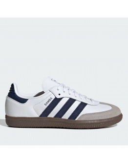 Подростковые кроссовки adidas Originals Samba OG J KK3557 - белые