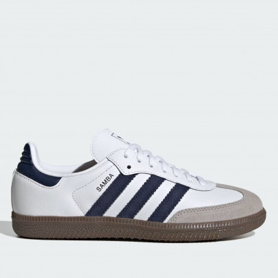 Подростковые кроссовки adidas Originals Samba OG J KK3557 - белые