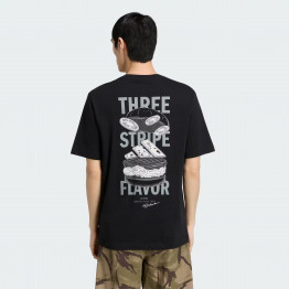 Мужская футболка adidas Sportswear Burger Flavor Graphic KT9724 - черная
