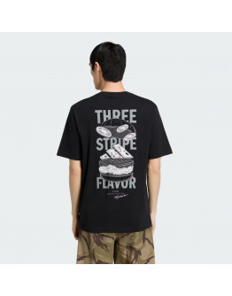 Мужская футболка adidas Sportswear Burger Flavor Graphic KT9724 - черная