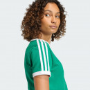 Женская футболка adidas Originals 3-Stripes Slim KD3681 - зеленая