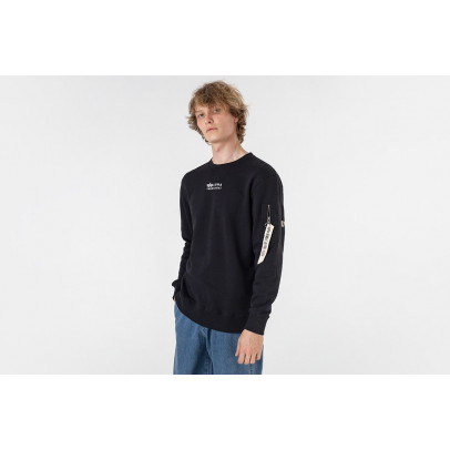 Свитшот Alpha Industries Organics EMB Sweater 118316649 - черный