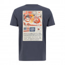 Футболка Alpha Industries USN Blood Chit T 2 136503136 - синяя
