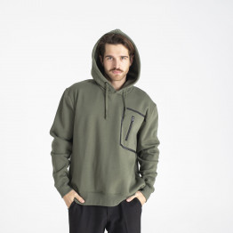 Худи Alpha Industries Taped Pocket Hoody 138332142 - зеленое