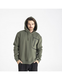 Худи Alpha Industries Taped Pocket Hoody 138332142 - зеленое
