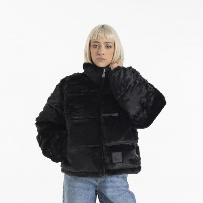 Пуховик Alpha Industries Fur Puffer Wmn 14800203 - черный