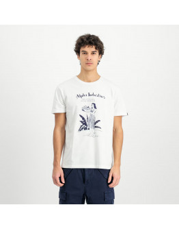 Мужская футболка Alpha Industries Hawaii 15652509 - белая