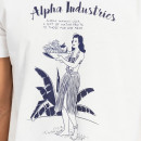Мужская футболка Alpha Industries Hawaii 15652509 - белая