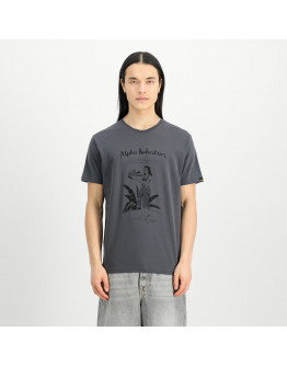 Мужская футболка Alpha Industries Hawaii 156525684 - серая