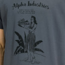 Мужская футболка Alpha Industries Hawaii 156525684 - серая