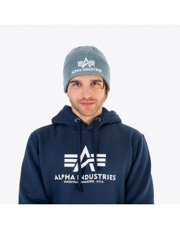 Шапка Alpha Industries 3D Beanie 168910134 - синяя