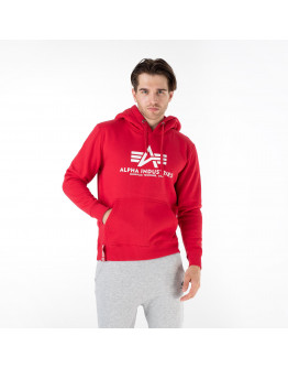 Толстовка Alpha Industries Basic Hoody 178312328 - красная