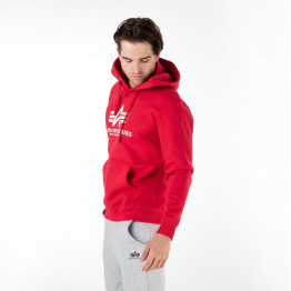 Толстовка Alpha Industries Basic Hoody 178312328 - красная