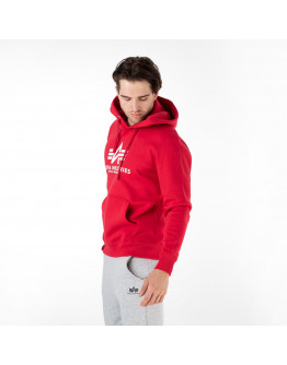 Толстовка Alpha Industries Basic Hoody 178312328 - красная