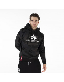Худи Alpha Industries Basic Hoody Camo 178312C125 - серо-коричневый