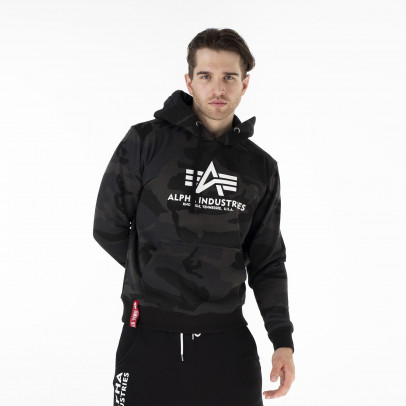 Худи Alpha Industries Basic Hoody Camo 178312C125 - серо-коричневый