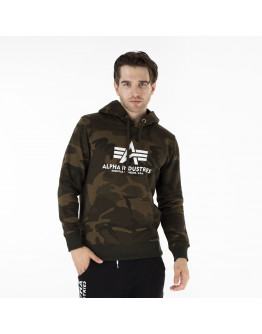 Кофта Alpha Industries Basic Hoody Camo 178312C239 - многоцветная
