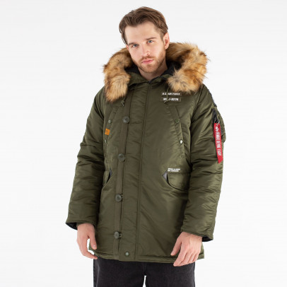Куртка Alpha Industries N3B Airborne 188141257 - зеленая