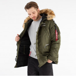 Куртка Alpha Industries N3B Airborne 188141257 - зеленая