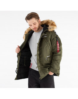 Куртка Alpha Industries N3B Airborne 188141257 - зеленая