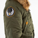 Куртка Alpha Industries N3B Airborne 188141257 - зеленая