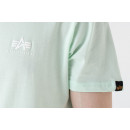 Футболка Alpha Industries Basic T Small Logo 18850543 - зеленая