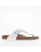 Женские шлепанцы Birkenstock Gizeh BF 1005300 - белые