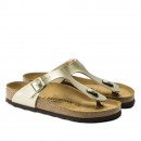 Женские шлепанцы Birkenstock Gizeh 1016109 - золотистые