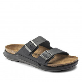 Мужские шлепанцы Birkenstock Arizona Crosstown 1018461 - черные